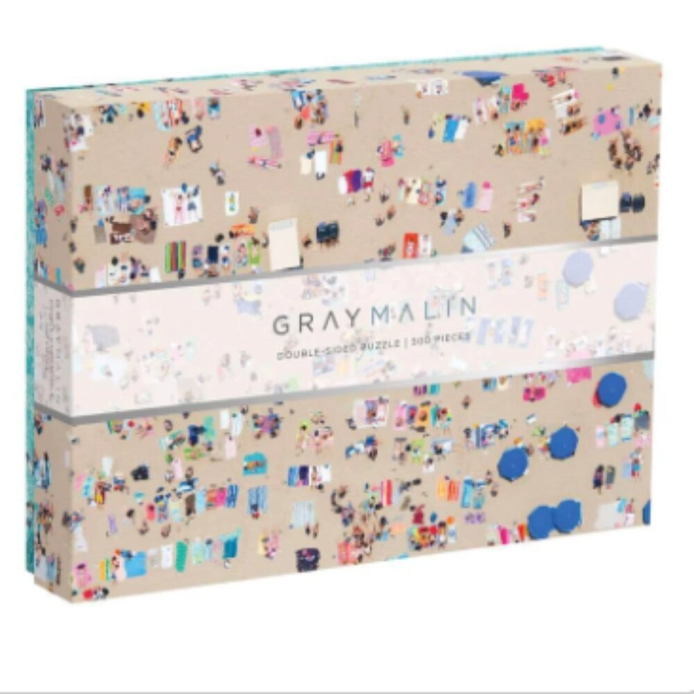 Gray Malin - The Beach Double-Sided 500 Piece Jigsaw Puzzle